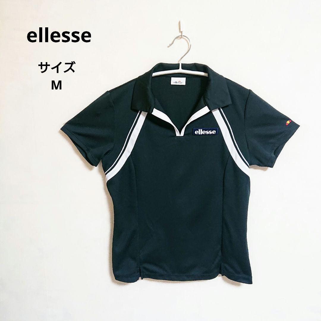 ellesse エレッセ テニスウェア レディース 襟付きVネック ゲーム
