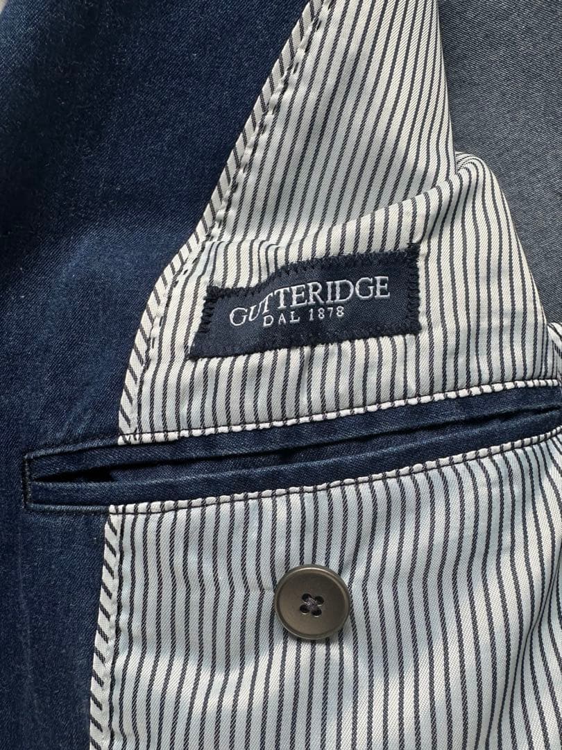【激レア日本非売品】GUTTERIDGEデニムテーラードジャケット/ハンドメイド