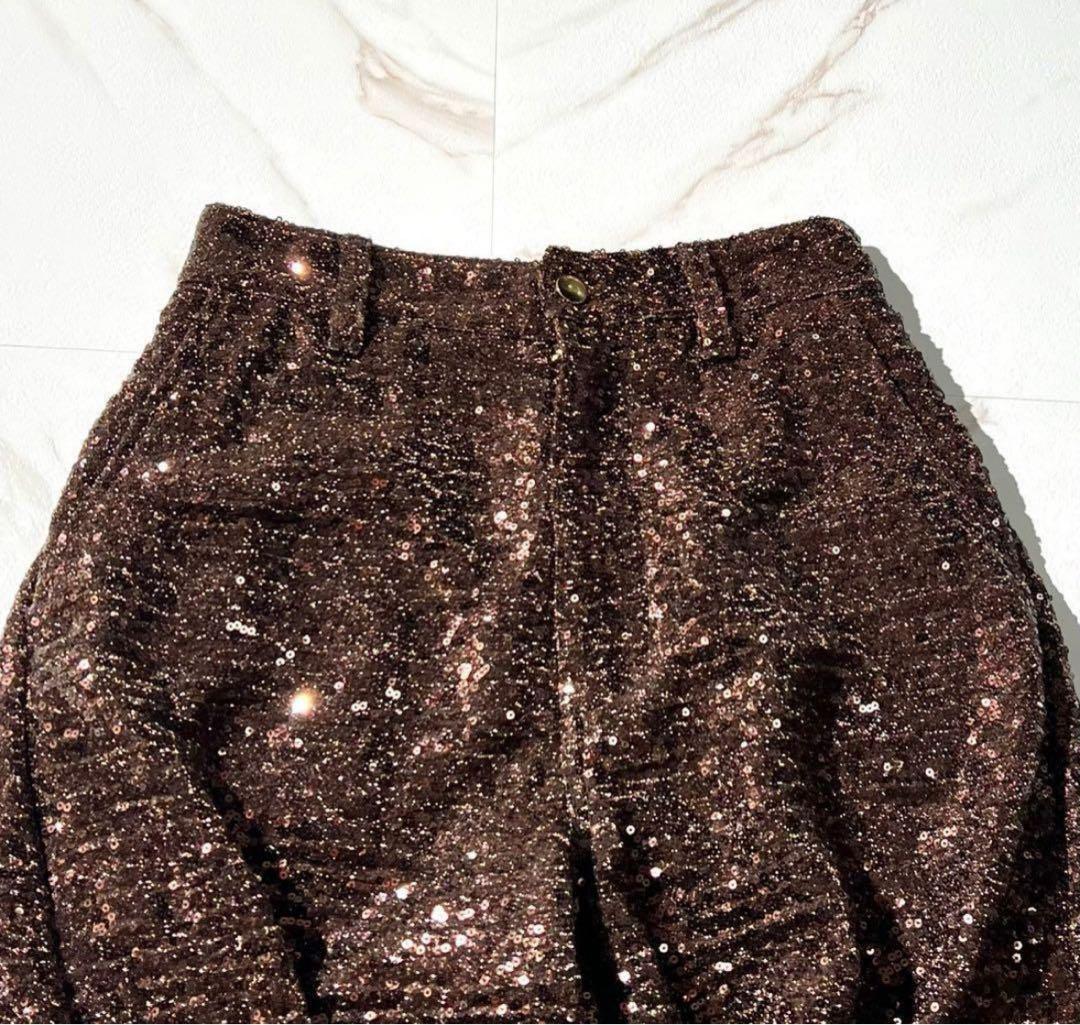 Amiri アミリ　総スパンコール　sequin　カーゴパンツ