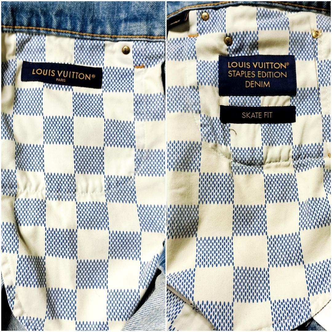 【25SS】ルイヴィトン スケートフィット クロップド ワイドデニムパンツ 32