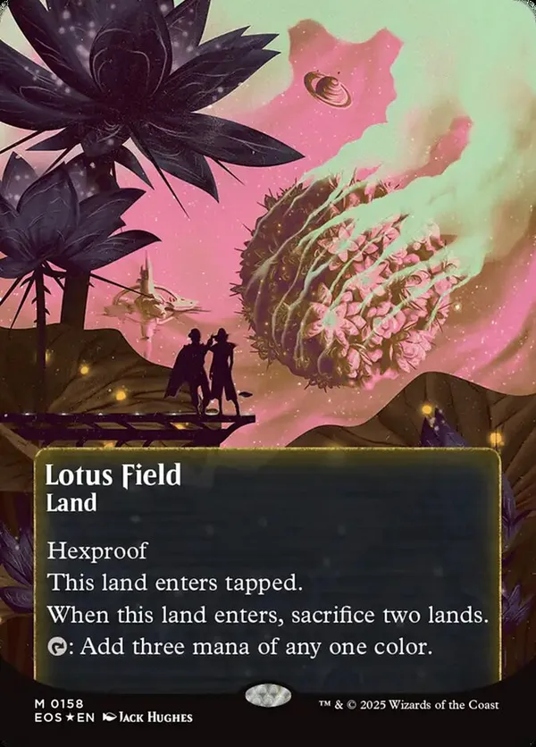 Lotus Field (0068) (Borderless) • Edge of Eternities: Stellar