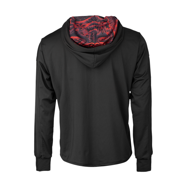 10,000 Days Men's Active Hooded Zip LS Run Top | Tool Band Store