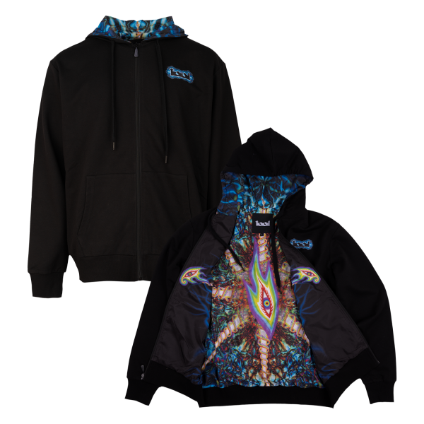 Lateralus Multicolor Nerve Endings Lined Zip Hoodie | Tool Band Store