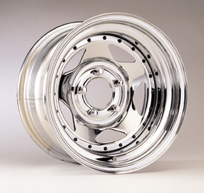 U.S. Wheel 37-5834 U.S. Wheel 37 Series Chrome Star Wheels