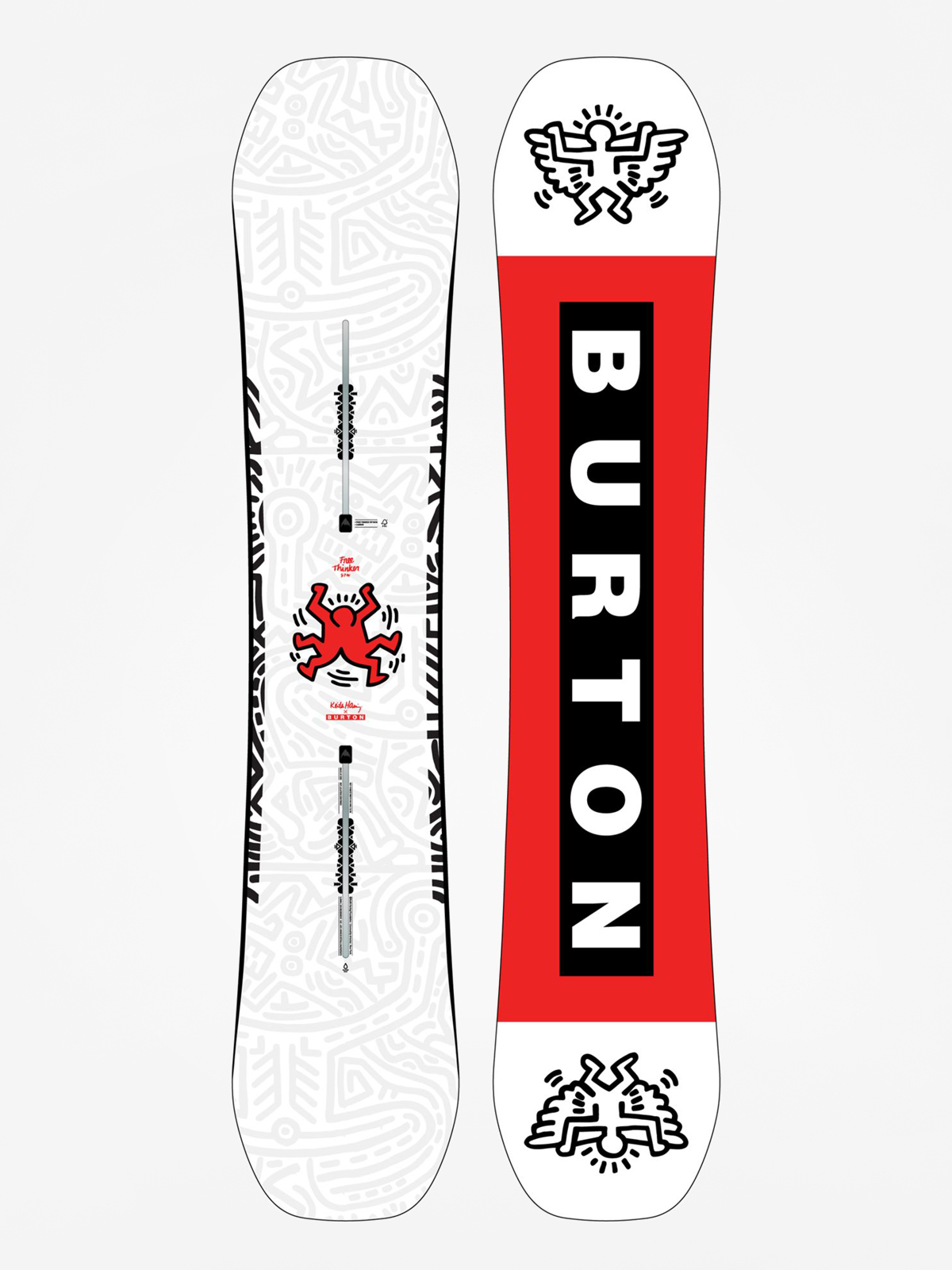 Burton Free Thinker Snowboard - white (multi)