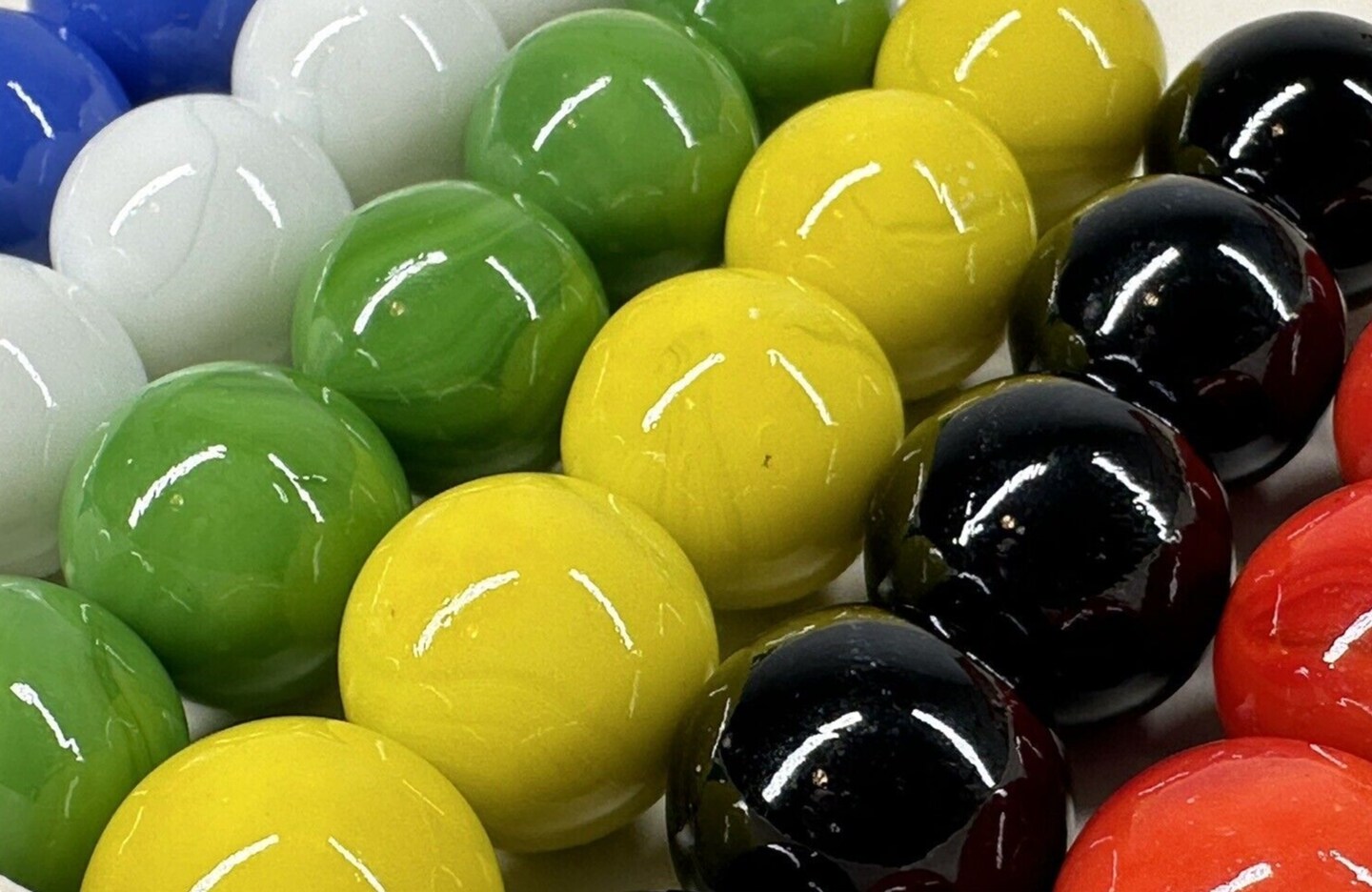 30 Glass Marbles 3/4 Inch (19mm) Replacement Aggravation Board