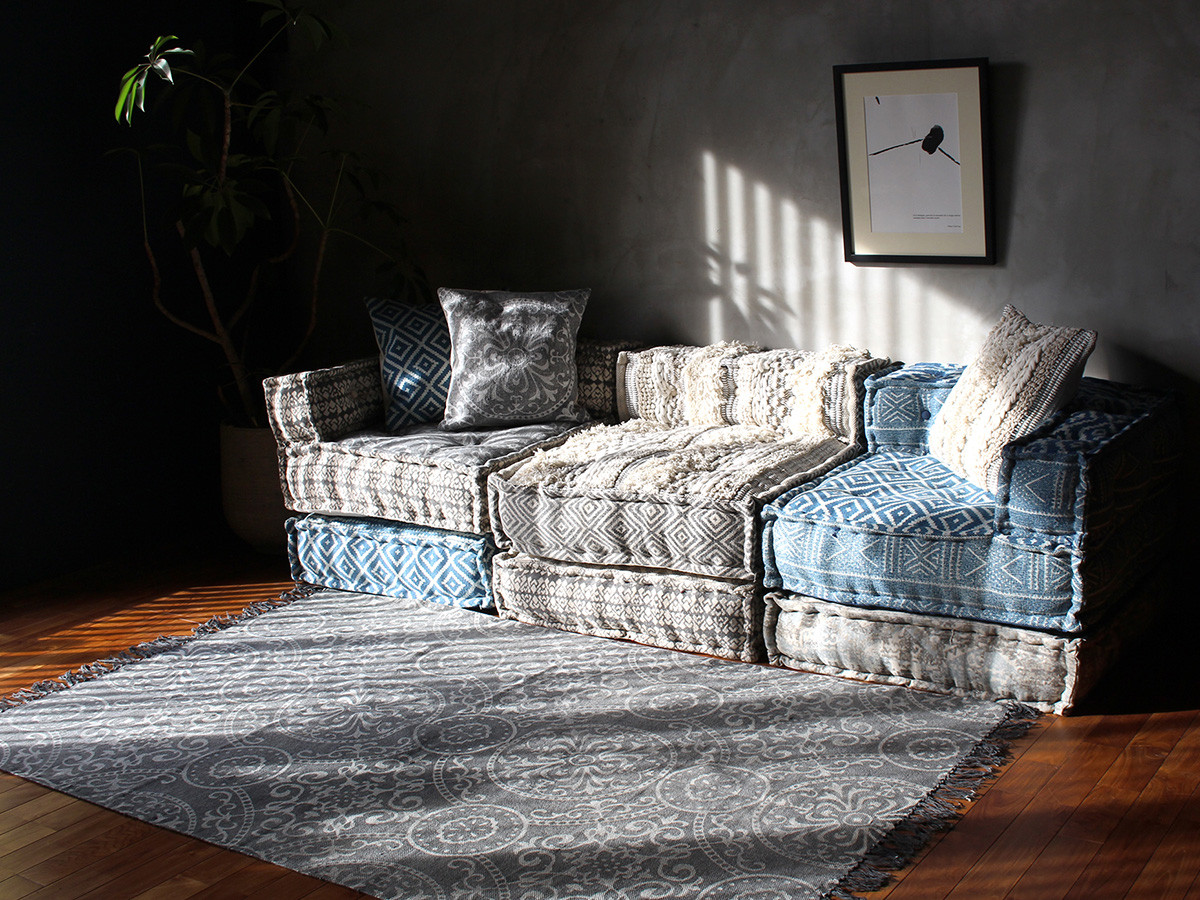 a.depeche block multi zabu ottoman / アデペシュ ブロックマルチ