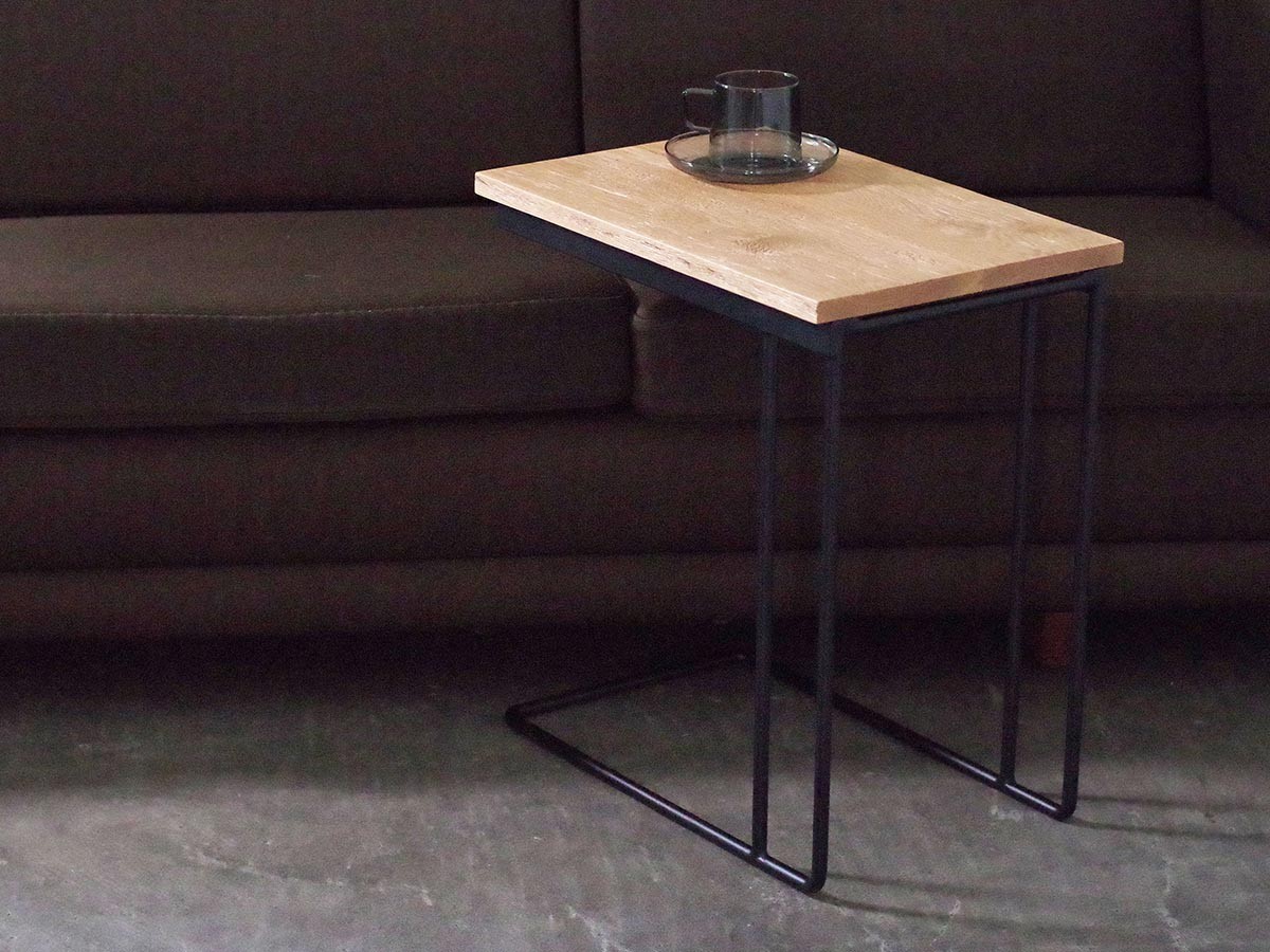 LIFE FURNITURE U OAK SIDE TABLE / ライフファニチャー U オーク