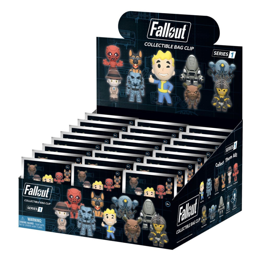 Fallout 3D Foam Bag Clips Series 1 Display (24