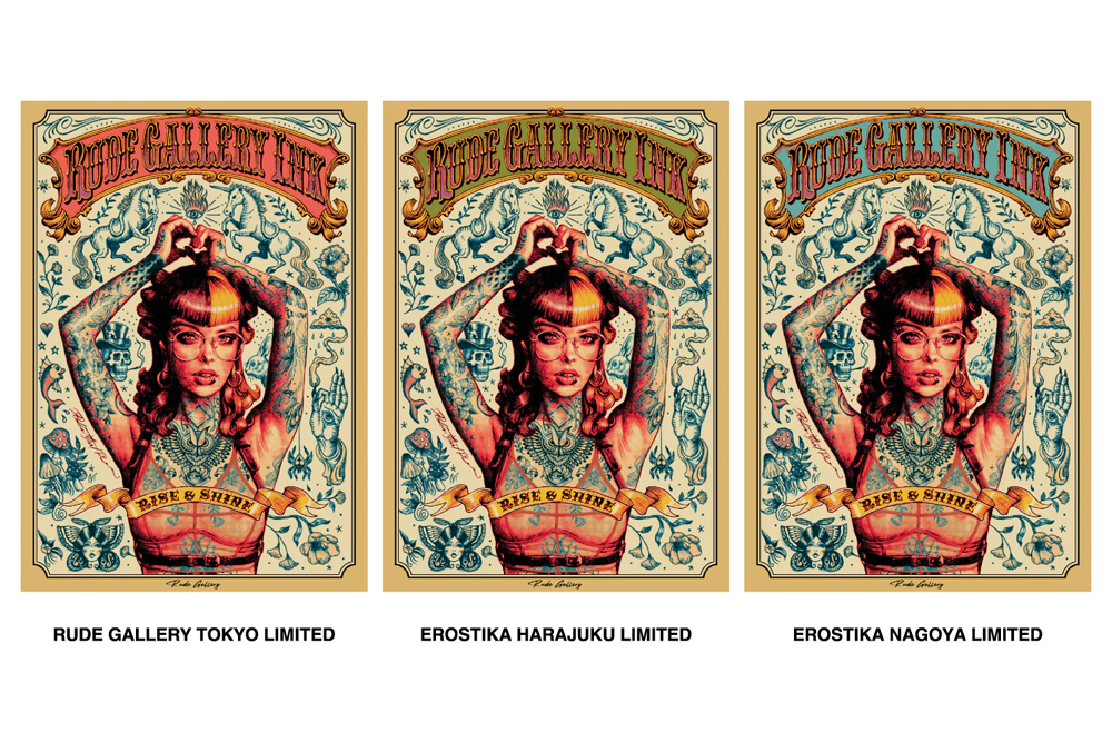 RUDE GALLERY INK ART WORK BY ROCKIN' JELLY BEAN | STAYMELLOW