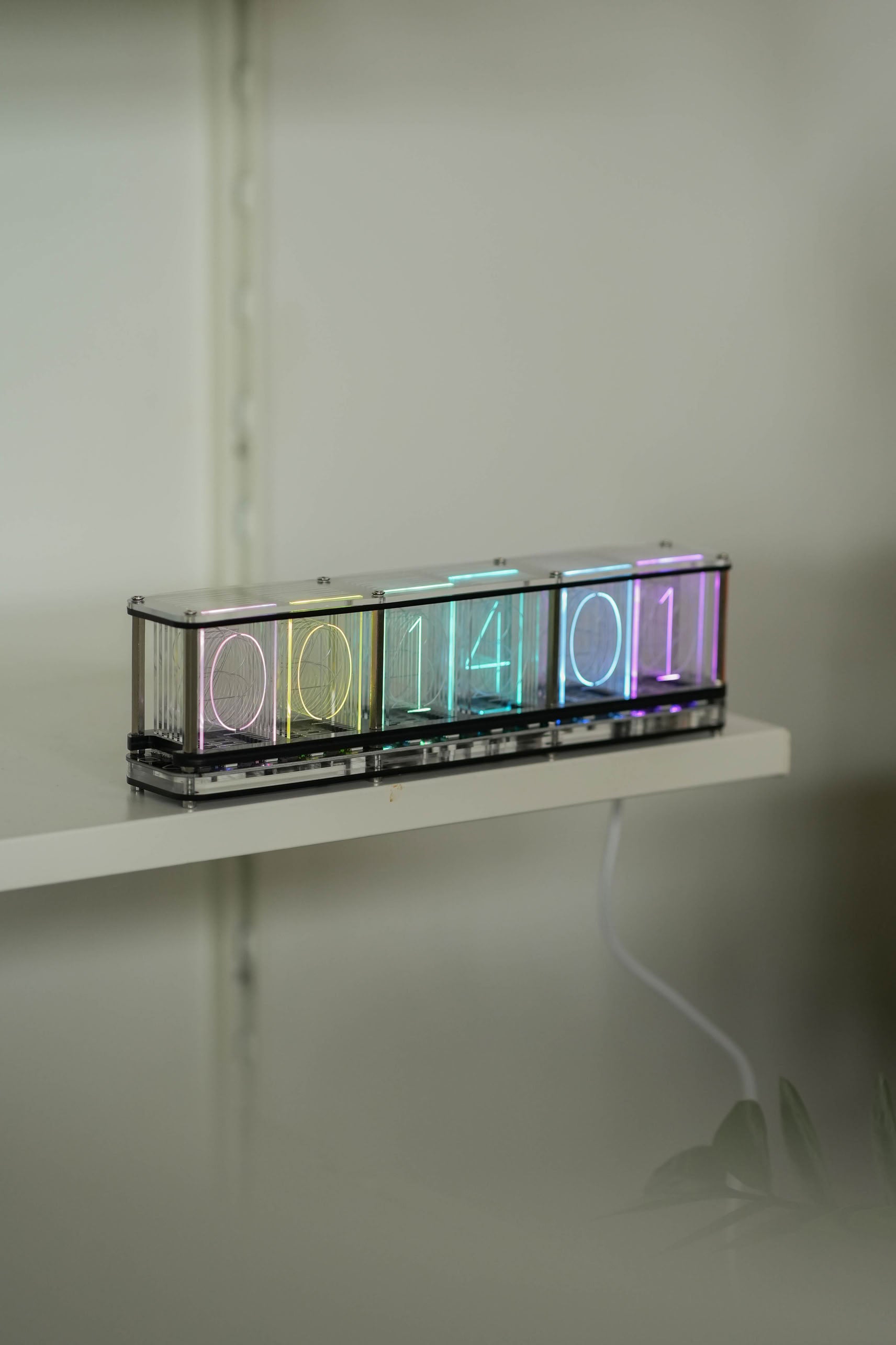 DETAIL RGB Tube Clock - Stacked Store