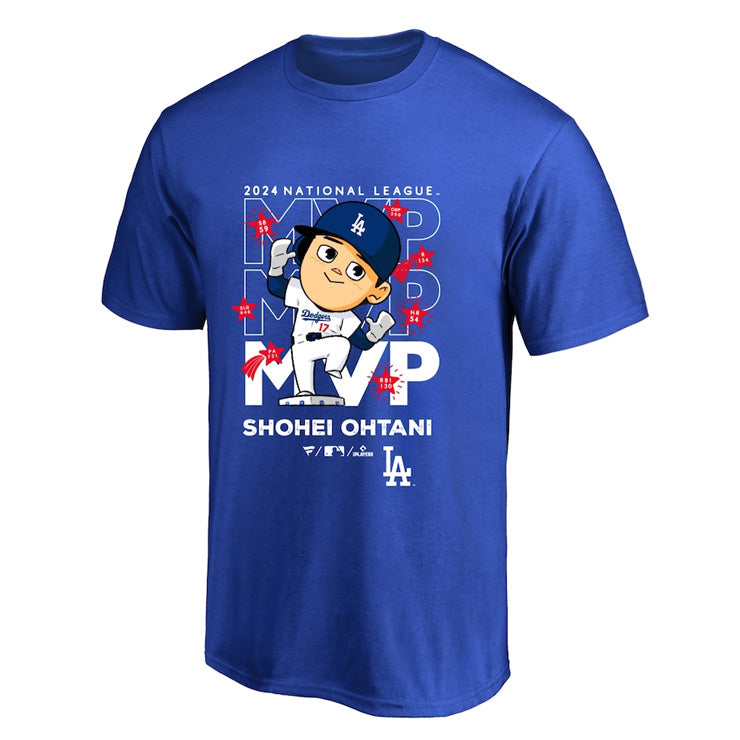 大谷翔平 2024 ナショナルリーグ MVP 受賞記念 Tシャツ 半袖 イラスト