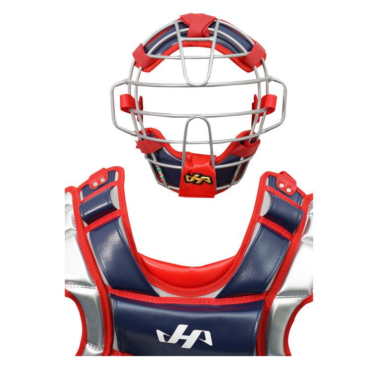 2026モデル】ハタケヤマ 少年軟式 ソフトボール キャッチャー防具 3点