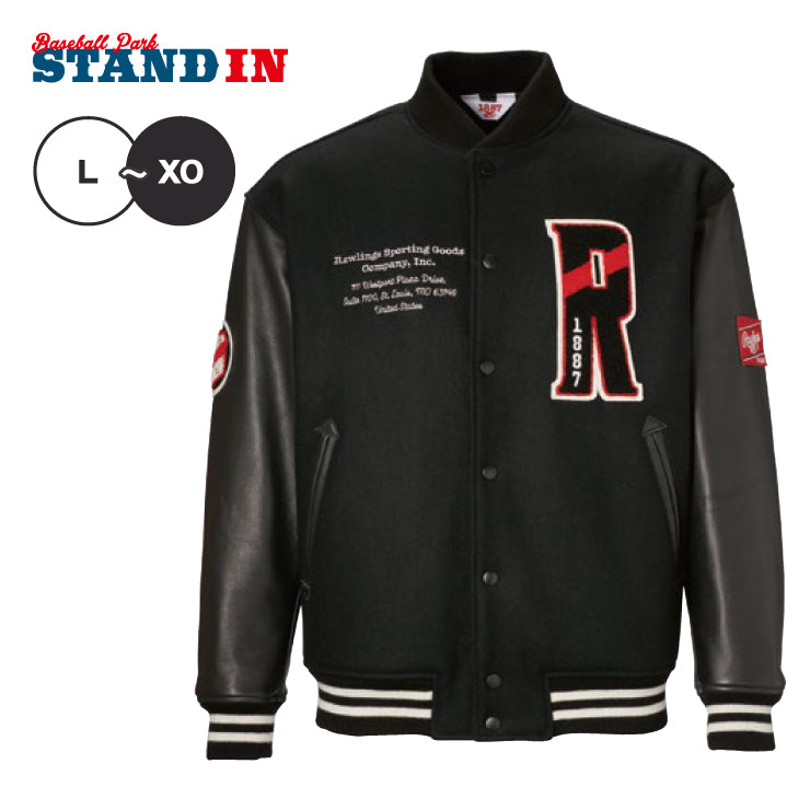 2024モデル】ローリングス メルトン バーシティジャケット GROUND RED