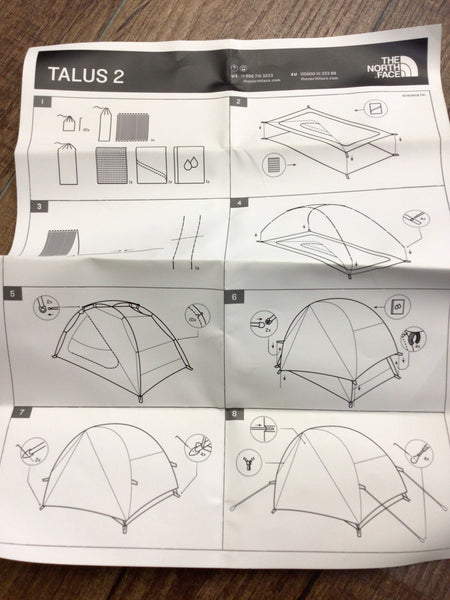 中古A】TALUS2（2人用テント）☆純正フットプリント付／THE NORTH FACE