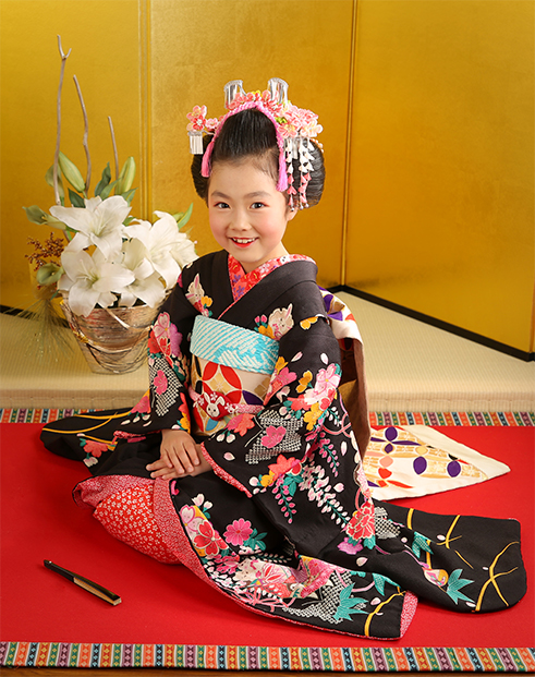 舞妓スタイルの七五三 | 江戸川区の写真館スタジオタカノ