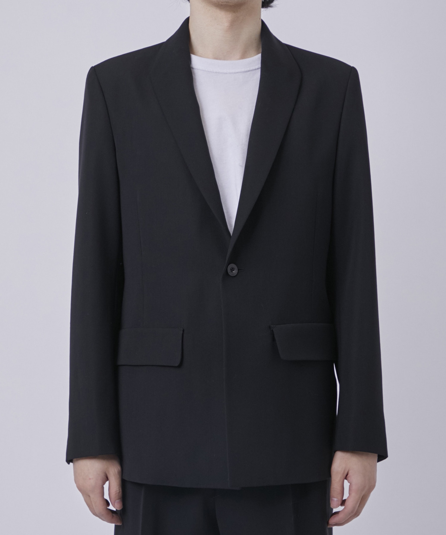 MODIFIED SHAWL COLLAR JACKET | IRENISA
