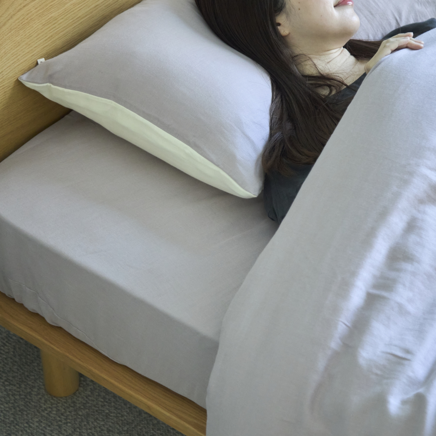 ボックスシーツ ふたえ和晒ガーゼ シングル -やわらかな和晒ガーゼを