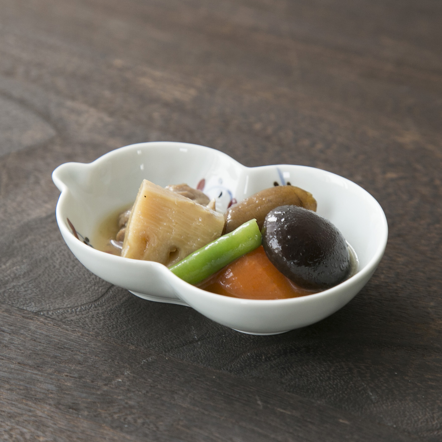 みのりの小鉢 隅切小鉢 ゴスサビ十草 -絶妙なサイズ感で、目にも楽しい