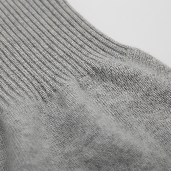 新聞掲載商品】el alto/カシミヤ100%リブスヌード -くたっとせずに首に