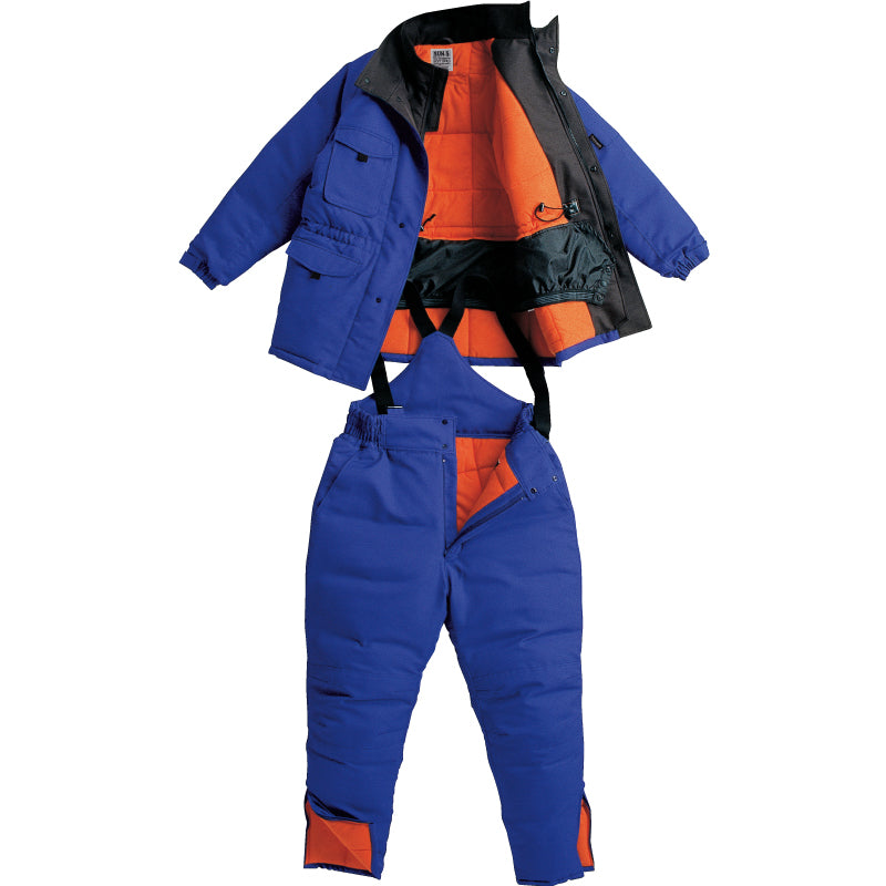 60℃対応 冷凍倉庫用防寒服 上下セット【BO8000×BO8005】 – サンエス