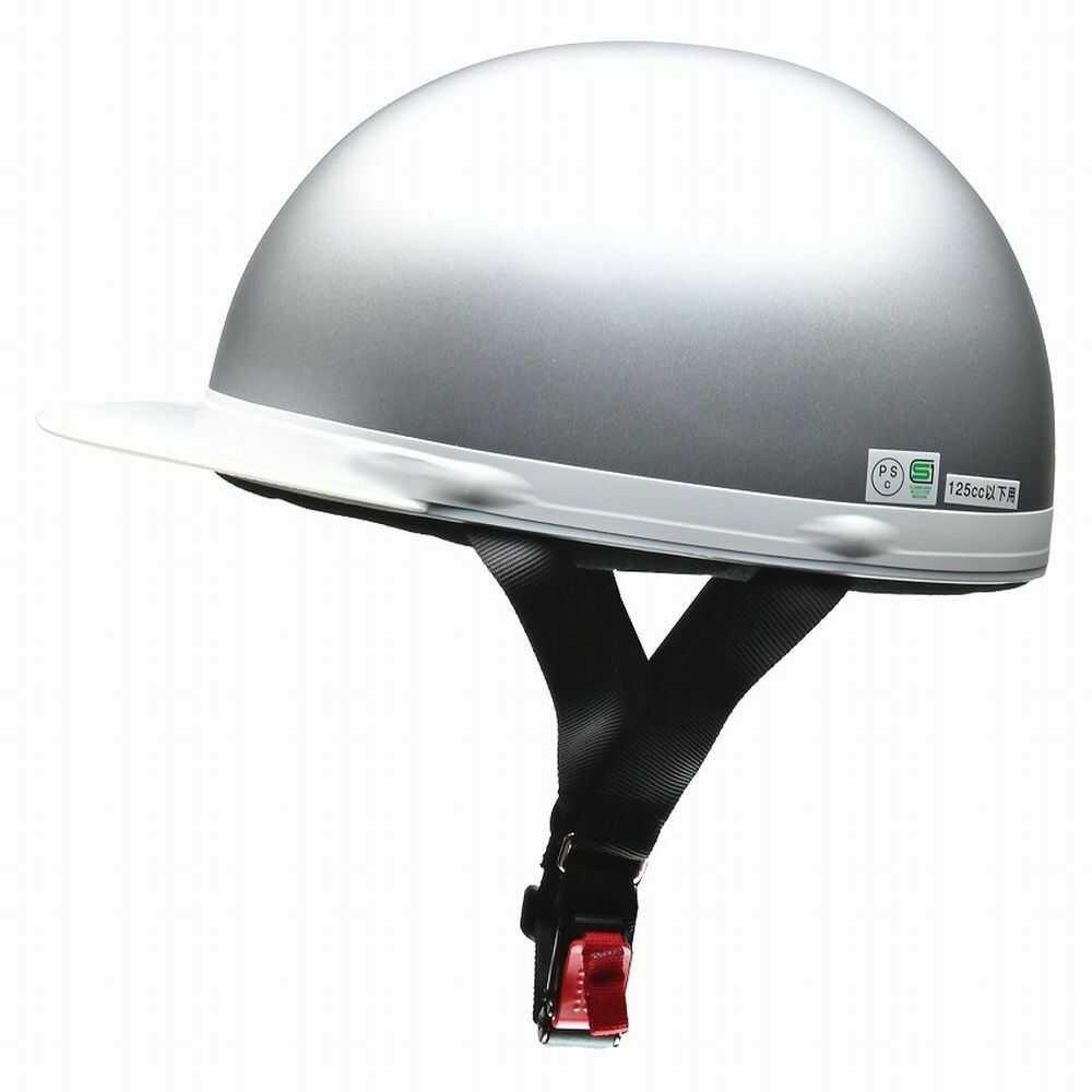 リード工業 CROSS ハーフヘルメット シルバー CR740 SI 1個 | サン