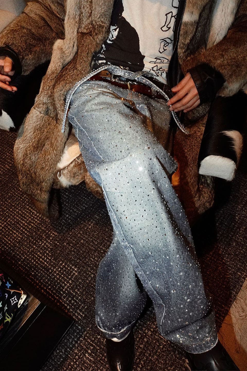 3D Printing Washed Full Diamond Denim｜Birth Of Royal Child