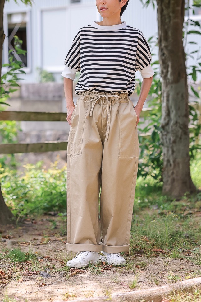 homspun 高密度ウェポンひも付き ワイドパンツ – SUSCON