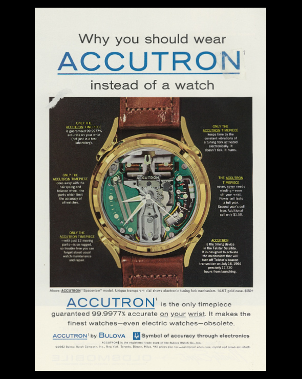 ACCUTRON - 世界初の静電誘導の腕時計 - | FEATURES | ACCUTRON