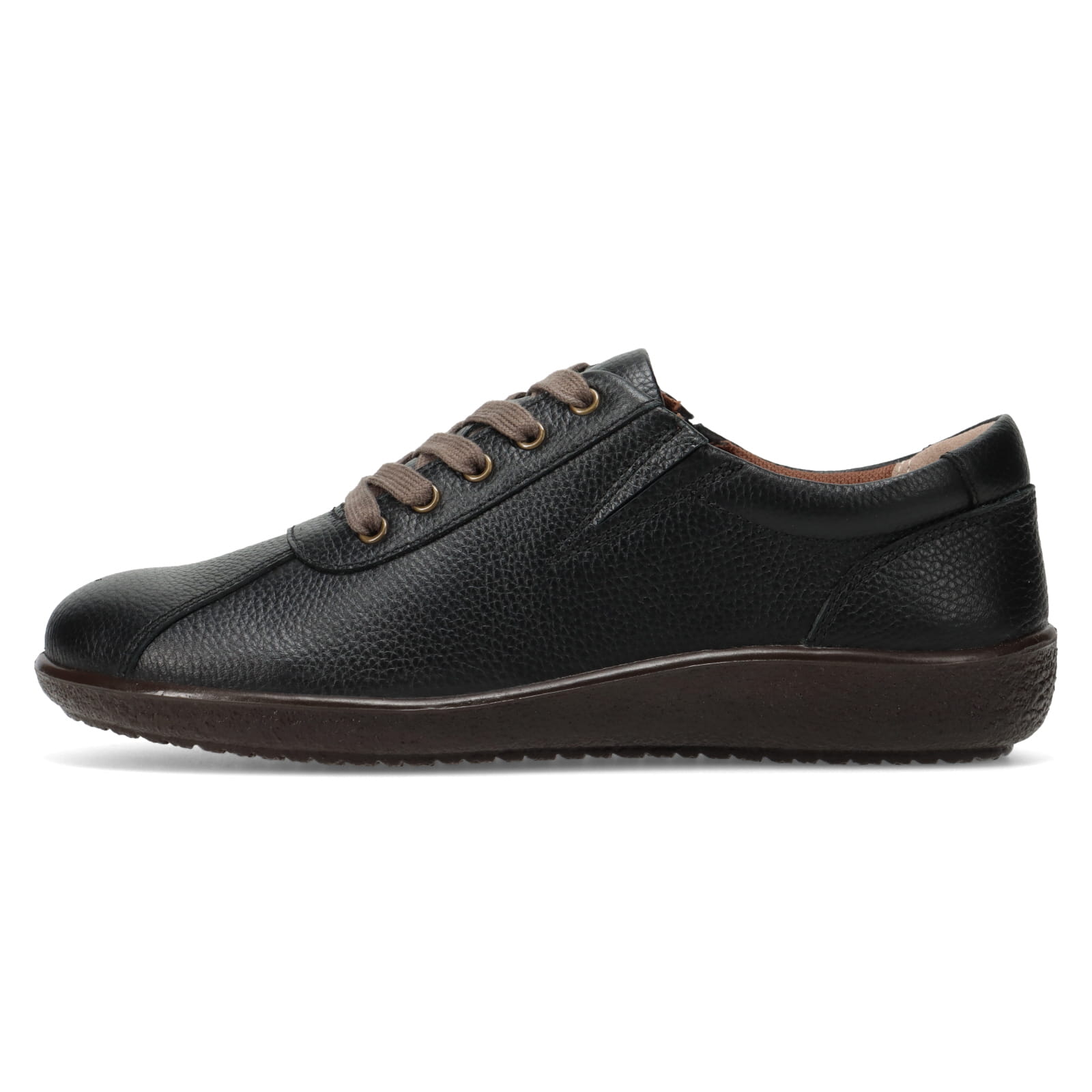 アキレス・ソルボ C 618 黒｜隠しゴムでスリッポン感覚｜大人可愛い