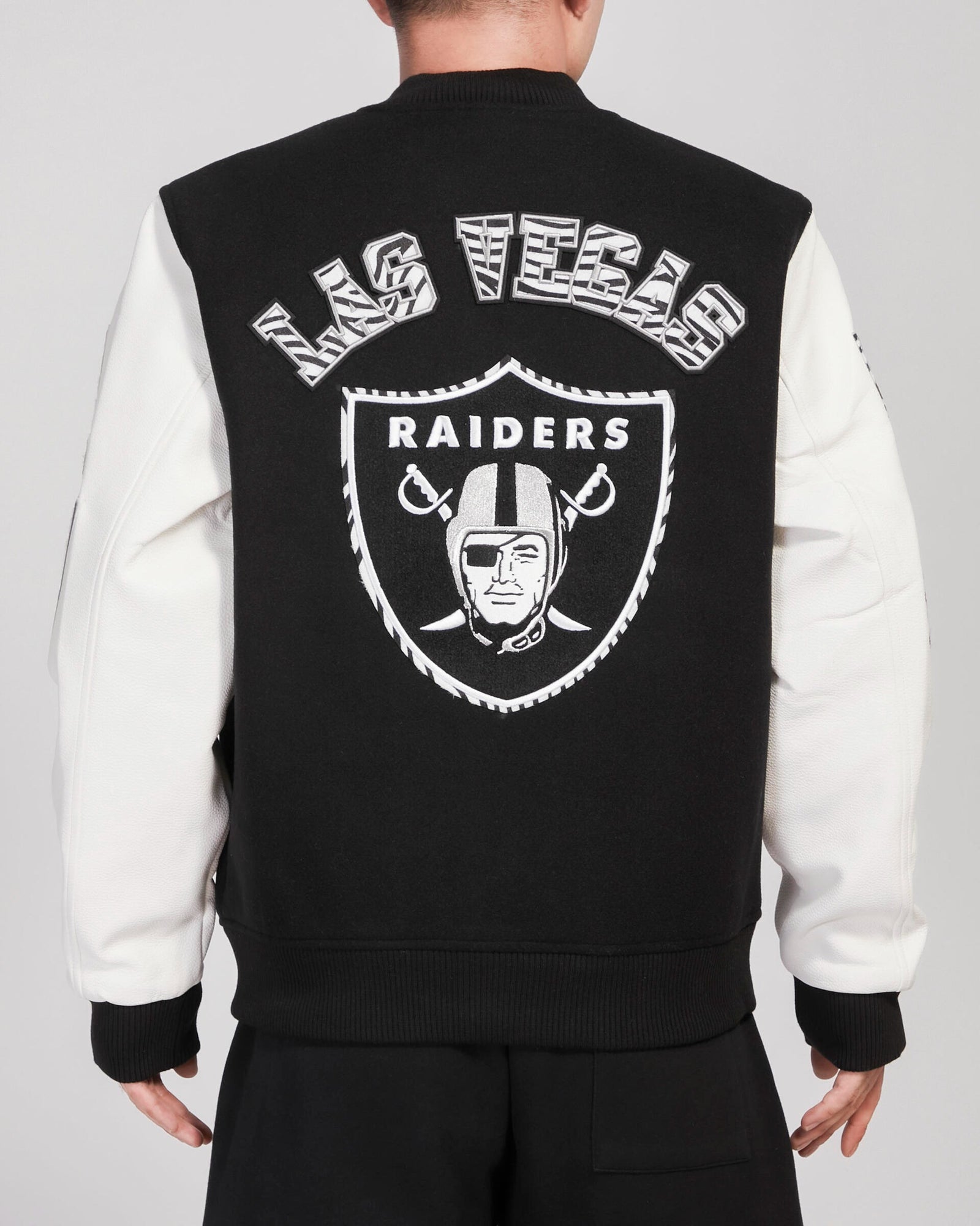Men's Pro Standard Raiders Retro Classic Varsity Full-Zip Jacket