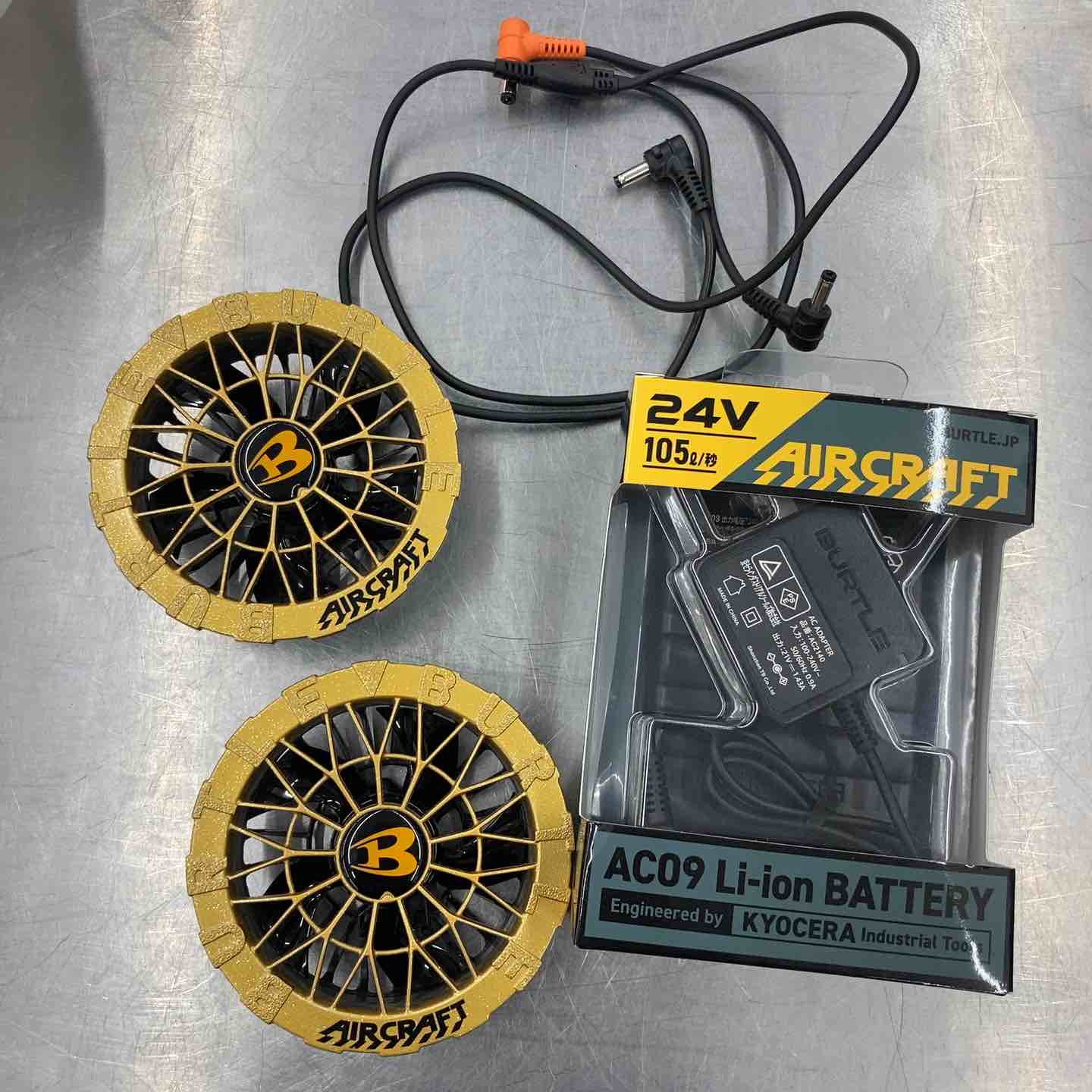 バートル(BURTLE) AIRCRAFT AC09 24V リチウムイオンバッテリー(未使用