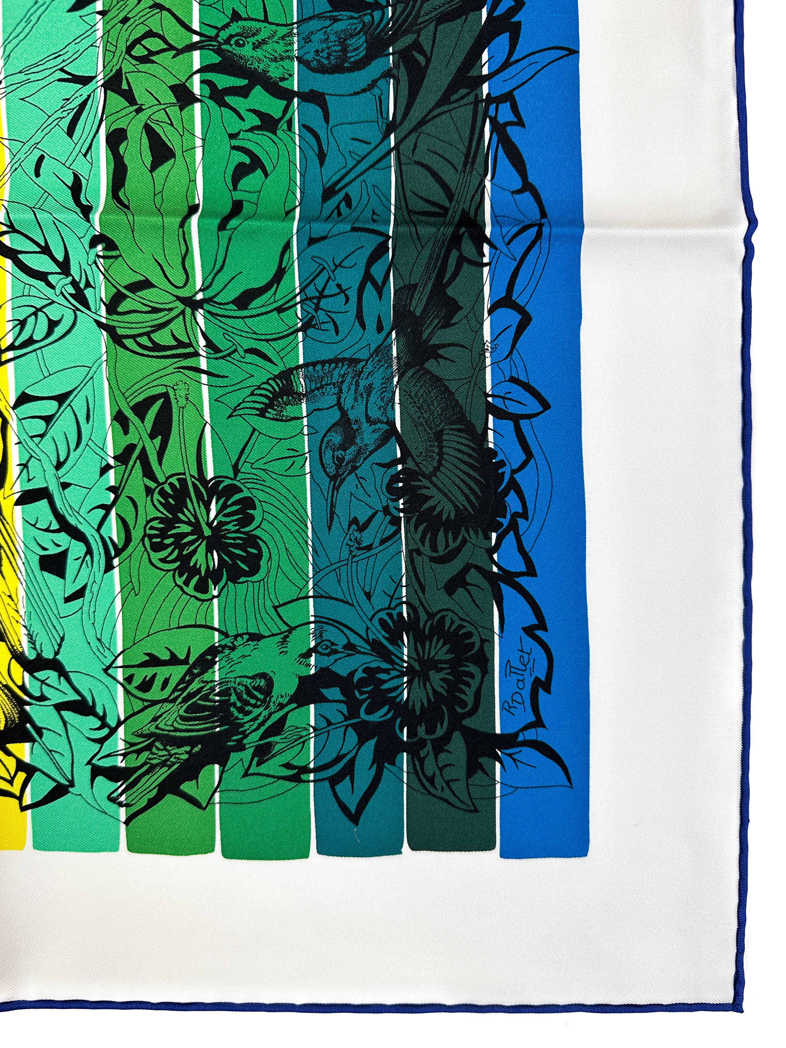 Hermès Jungle Love Rainbow 90