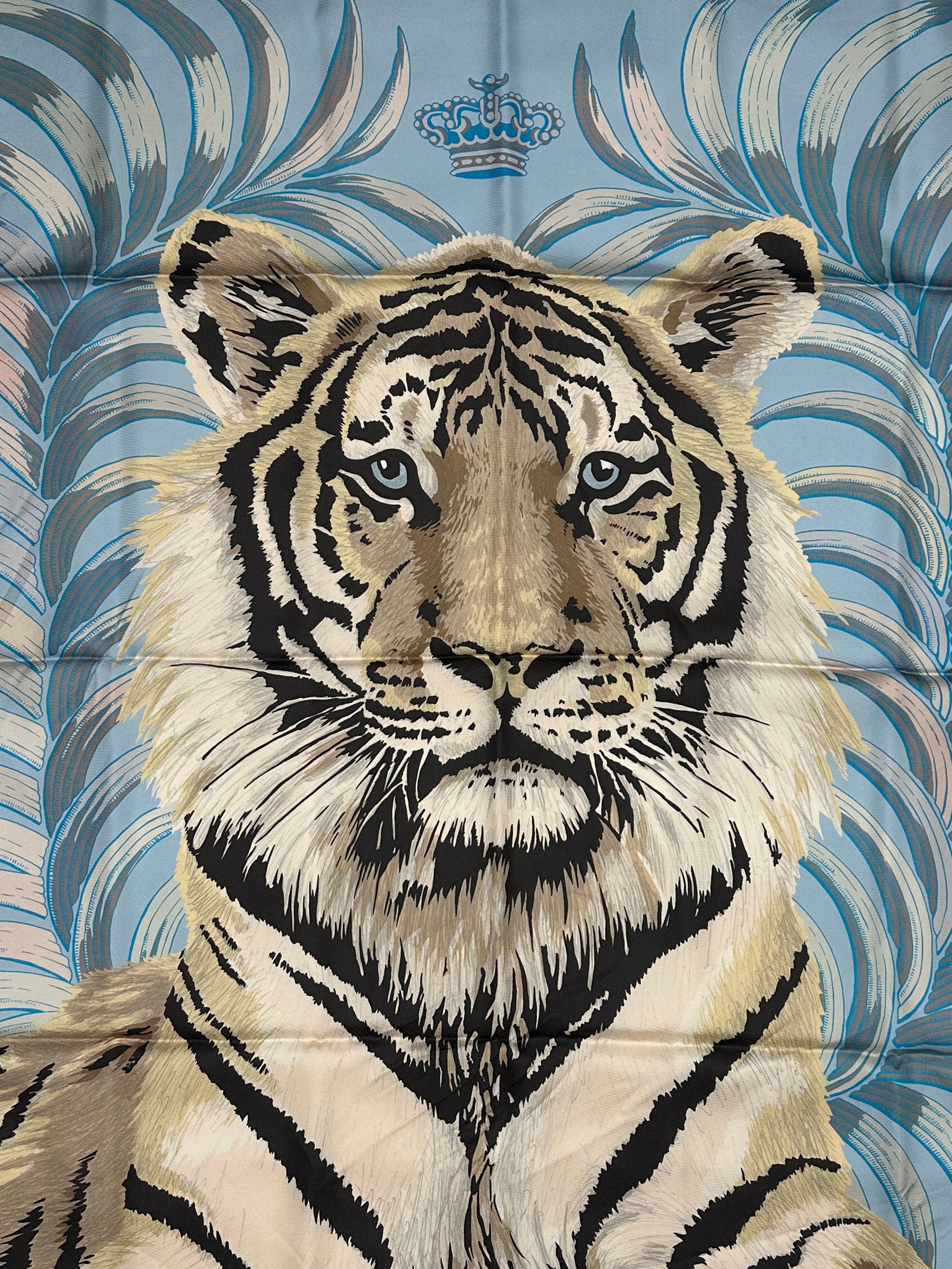 Hermès Tigre Royal Double Face 90