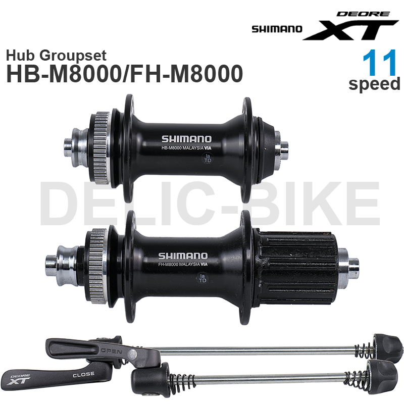 SHIMANO-DEORE xt m8000ハブ、HB-M8000、FH-M8000、11スピード