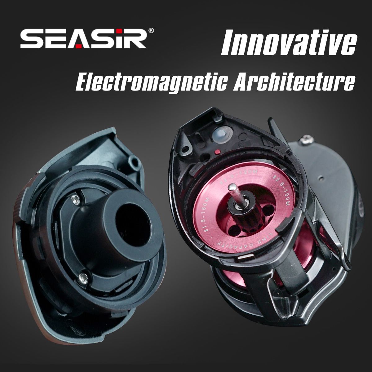 SEASIR DCAST DC ベイトキャスティングフィッシングリール デジタル