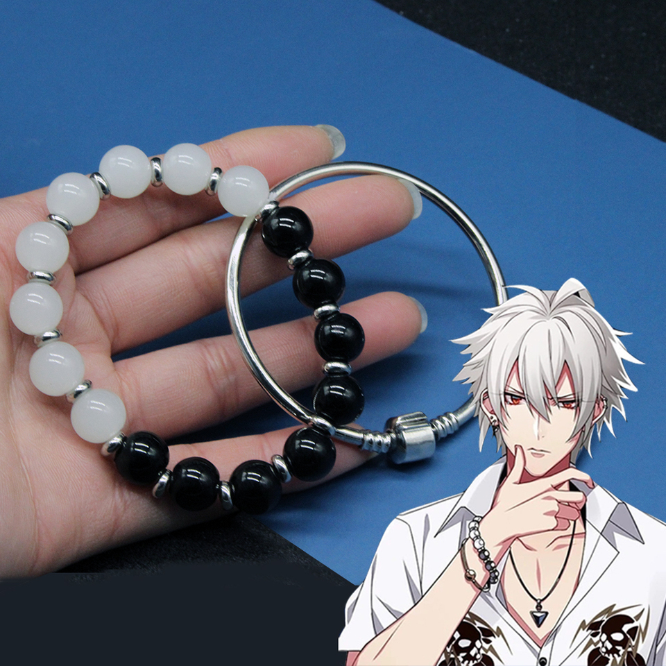 ファッション男性ビーズブレスレットアニメヒプノシスマイク碧棺左馬刻