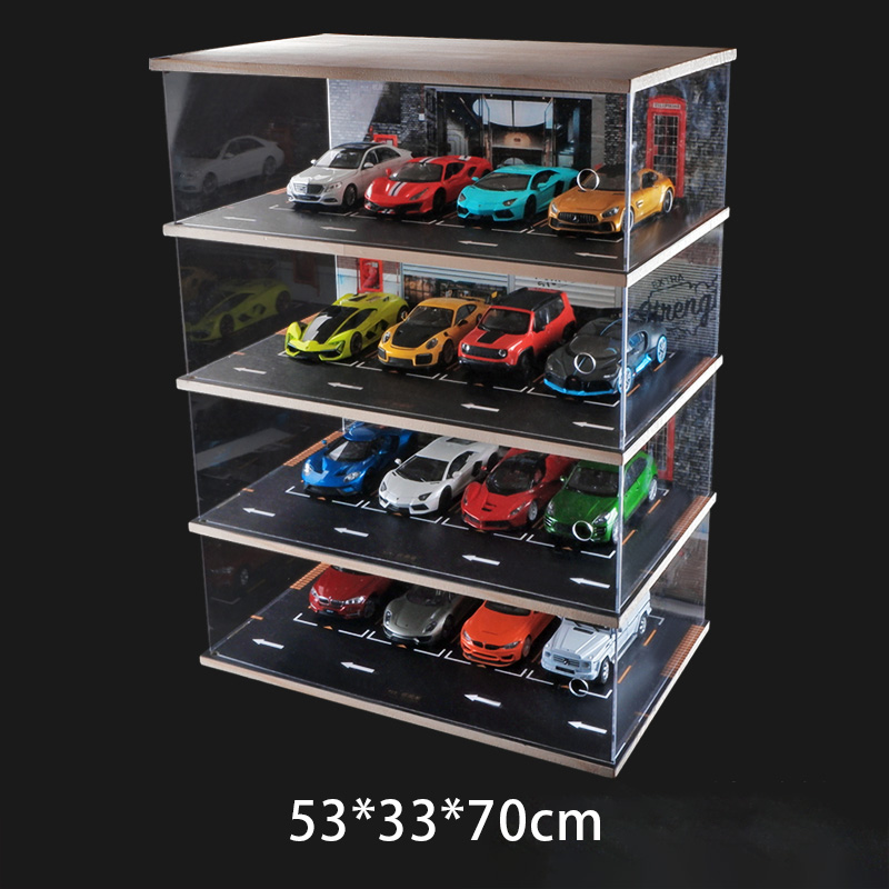 ジオラマ1 18ガレージモデルダイキャストカー1 24おもちゃの