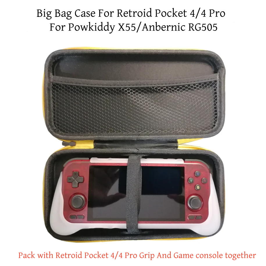 Powkiddy X55 RG505 Retroid Pocket 4 Pro Case Storage Bag For