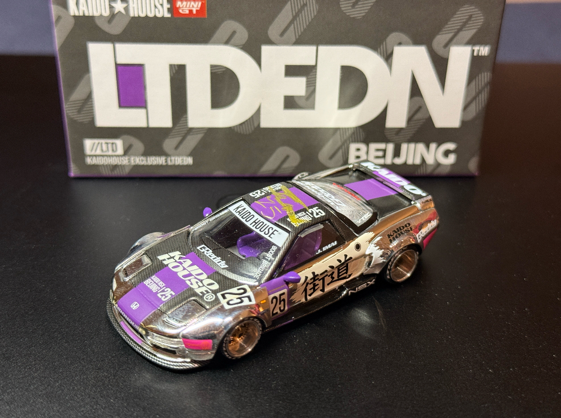 New Mini Gt Kaido House 1:64 Honda Nsx No.25 Hec Version Open-Lid