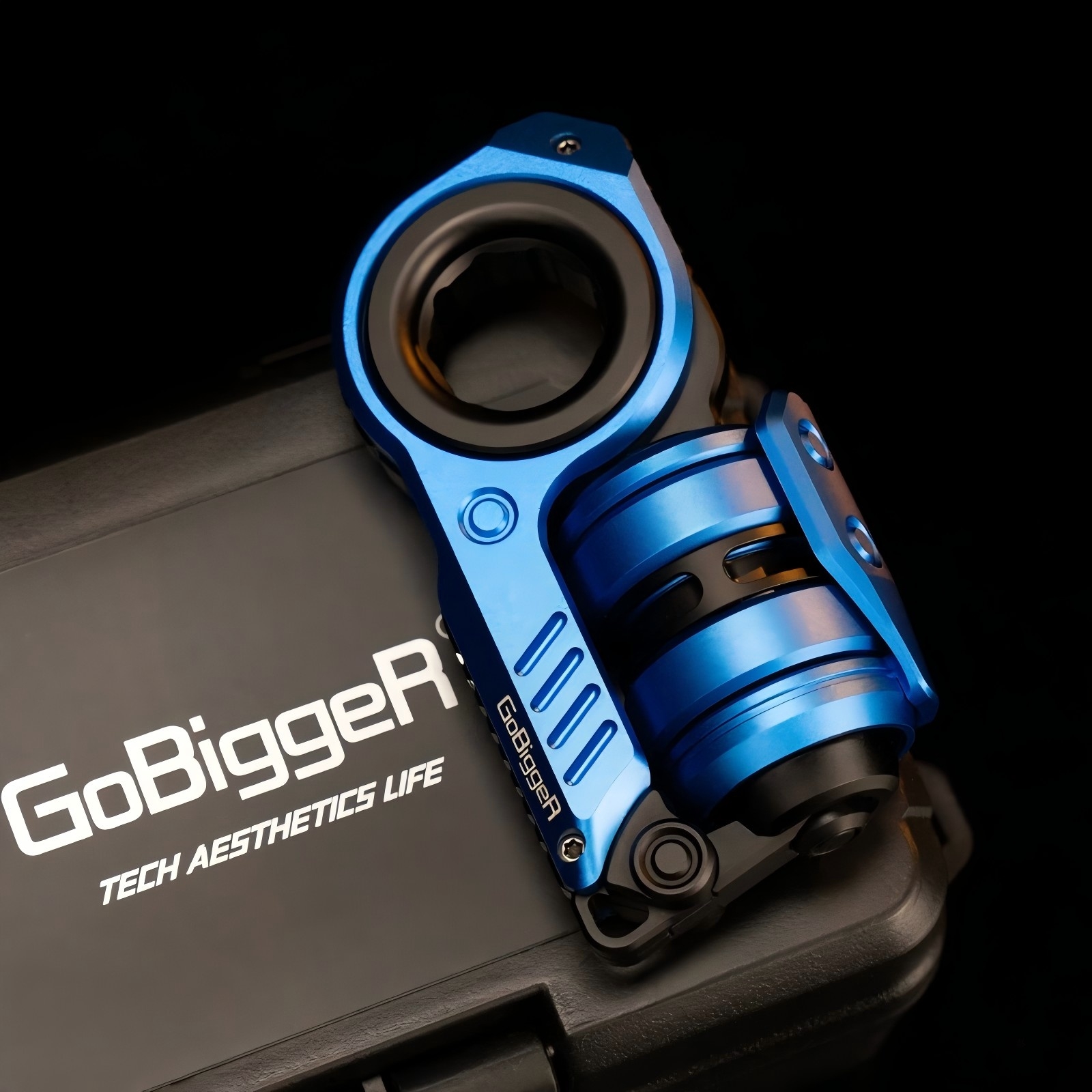 EDC スタングレネード音叉フィジェットスピナーメカニカルラチェット