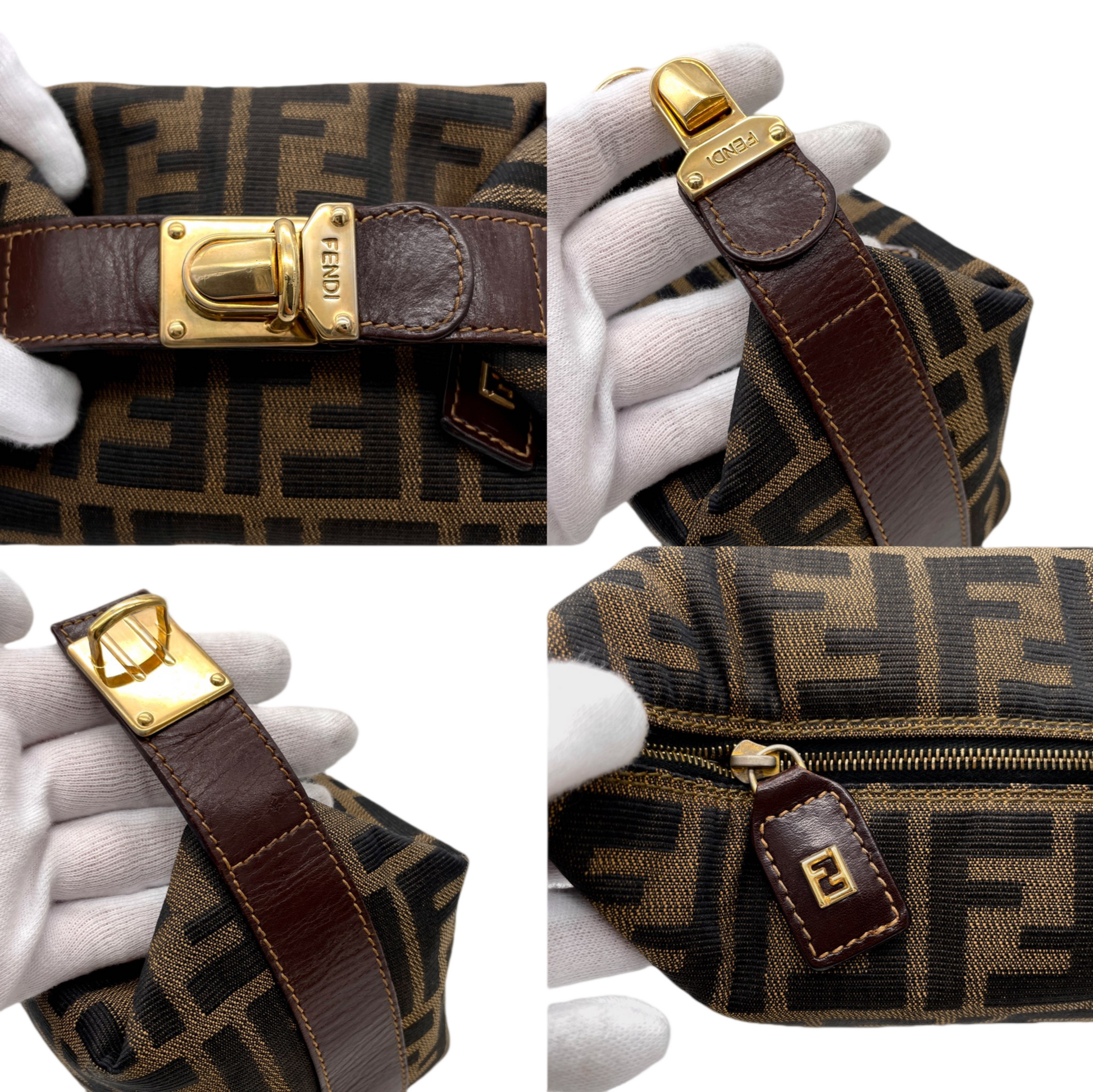 RAREFENDI Zucca Canvas Mini Vanity Bag Hand Bag – Afar Vintage