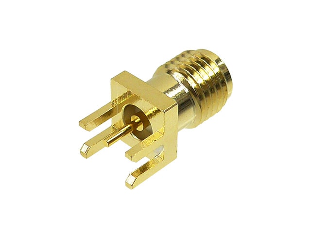 SMAコネクター SMA-J 基板用エッジマウント: ケーブル・コネクター