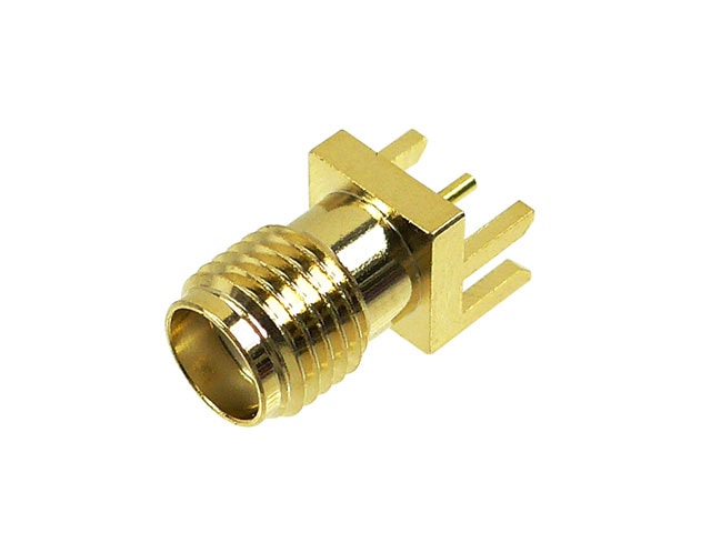 SMAコネクター SMA-J 基板用エッジマウント: ケーブル・コネクター