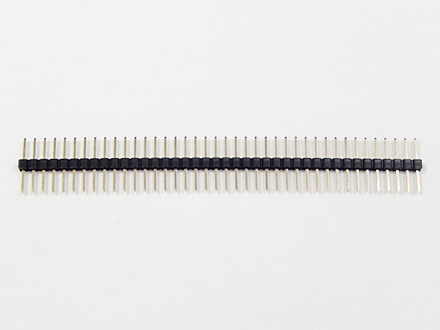 両端ロングピンヘッダー 1×40 (40P 6.1): ケーブル・コネクター 秋月