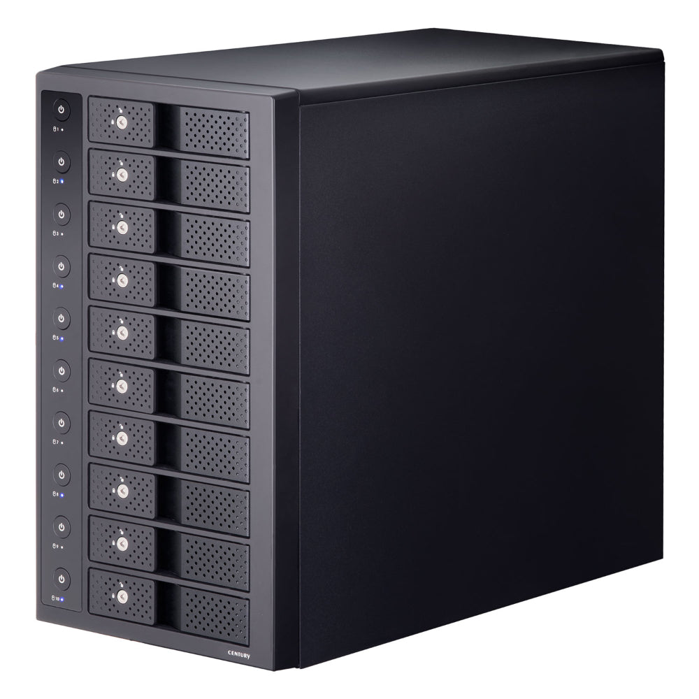 CENTURY 裸族のスカイタワー 10Bay USB10G IS [CRST1035U32CIS2]｜Mac
