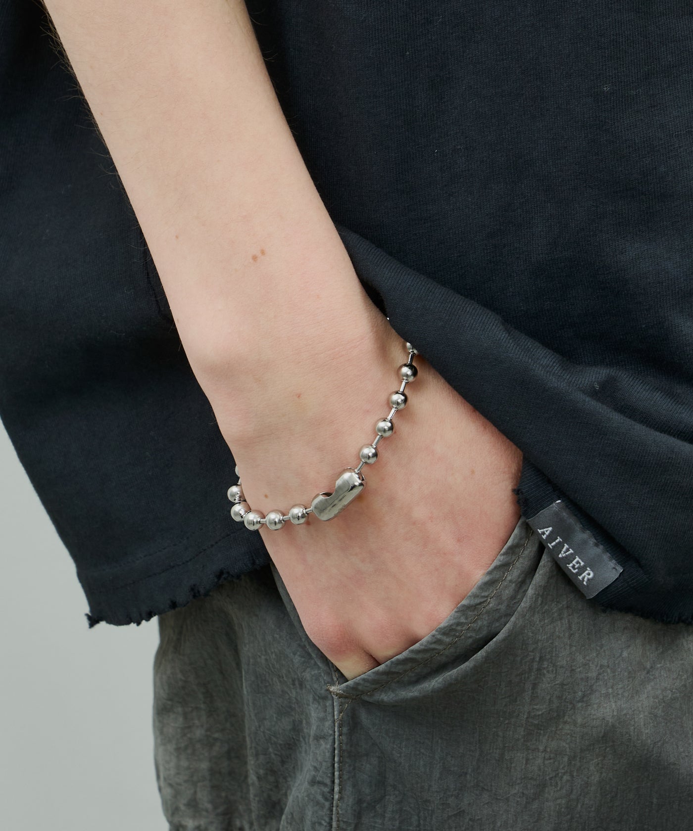 AFF AIVER サージカルボールチェーンブレスレット