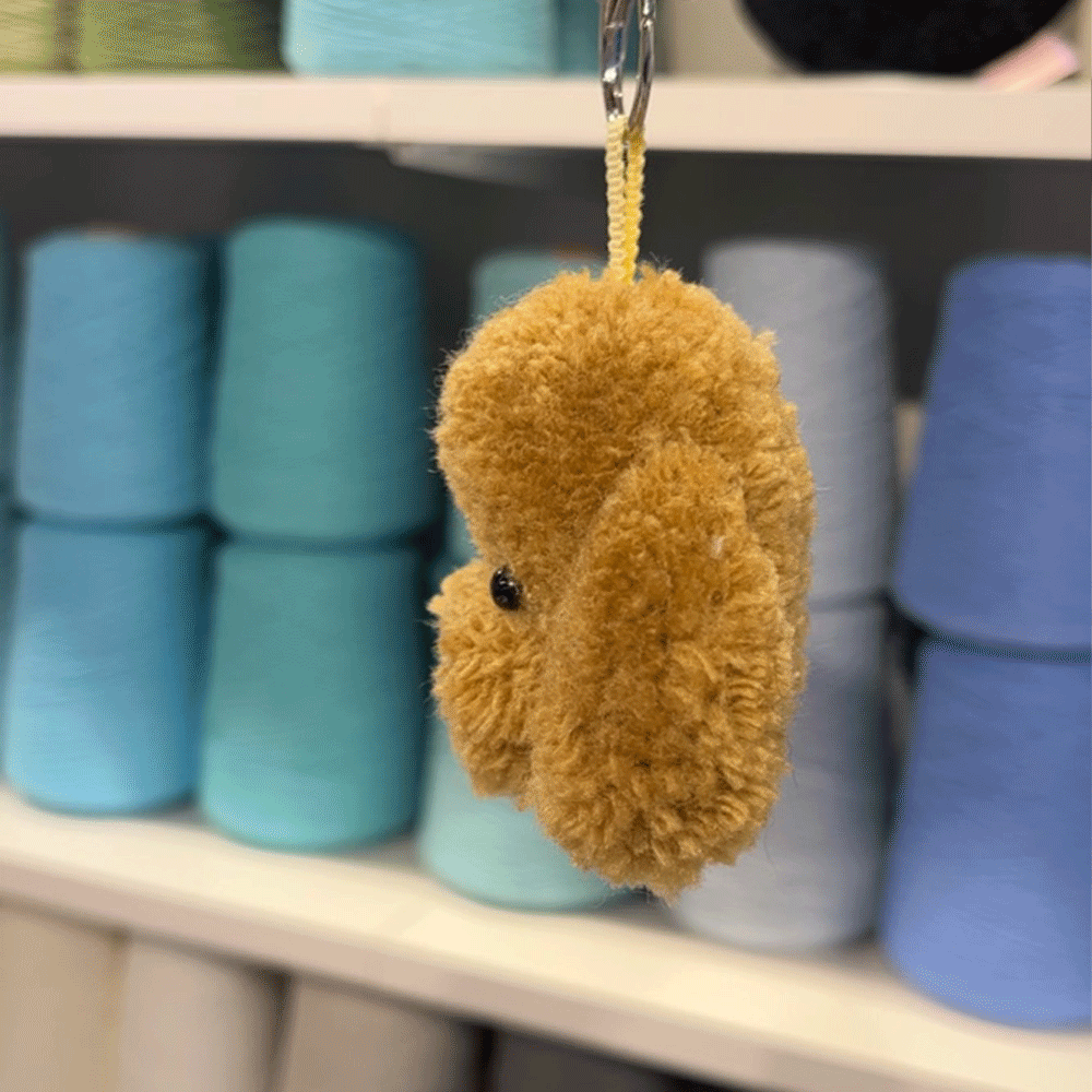 青山コンバン】タフティングうちの子キーホルダーカスタムメイド