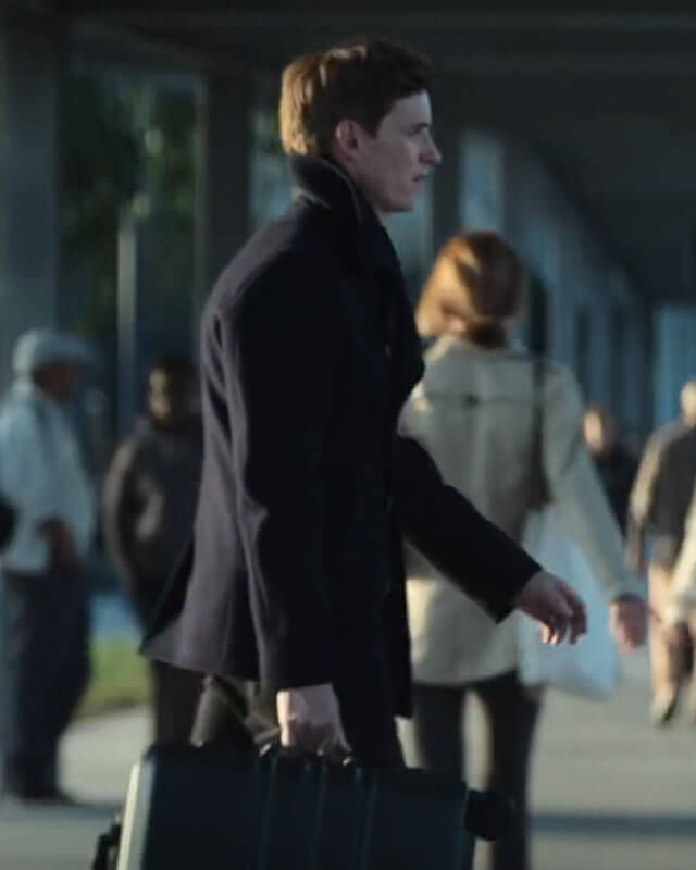 The Day of the Jackal Eddie Redmayne Black Coat – AlexGear