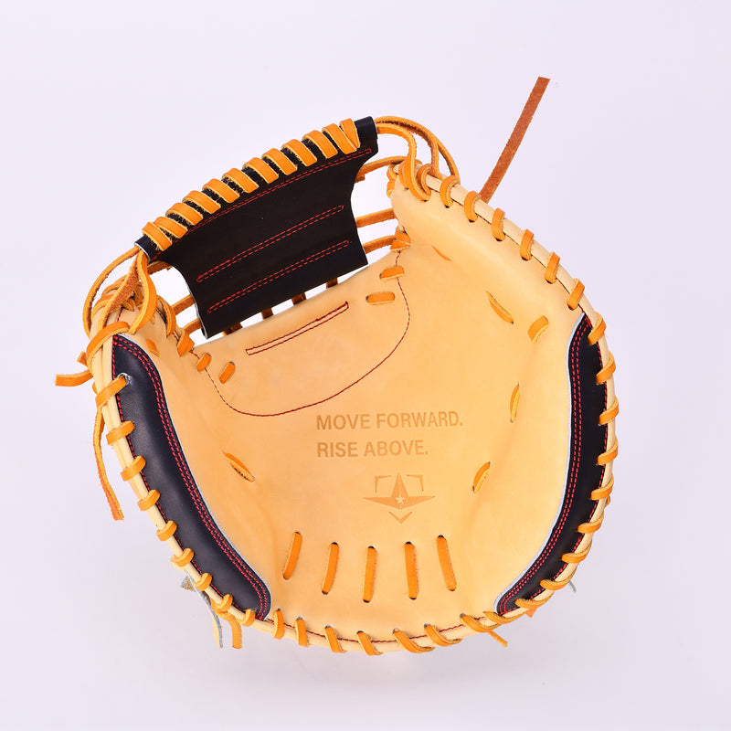 ソフトボール】 キャッチャーミット ASJ221 キャメル／ブラック